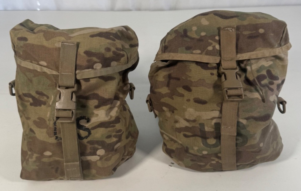 2 ea. USGI US Army MOLLE II Sustainment Pouch Multicam OCP
