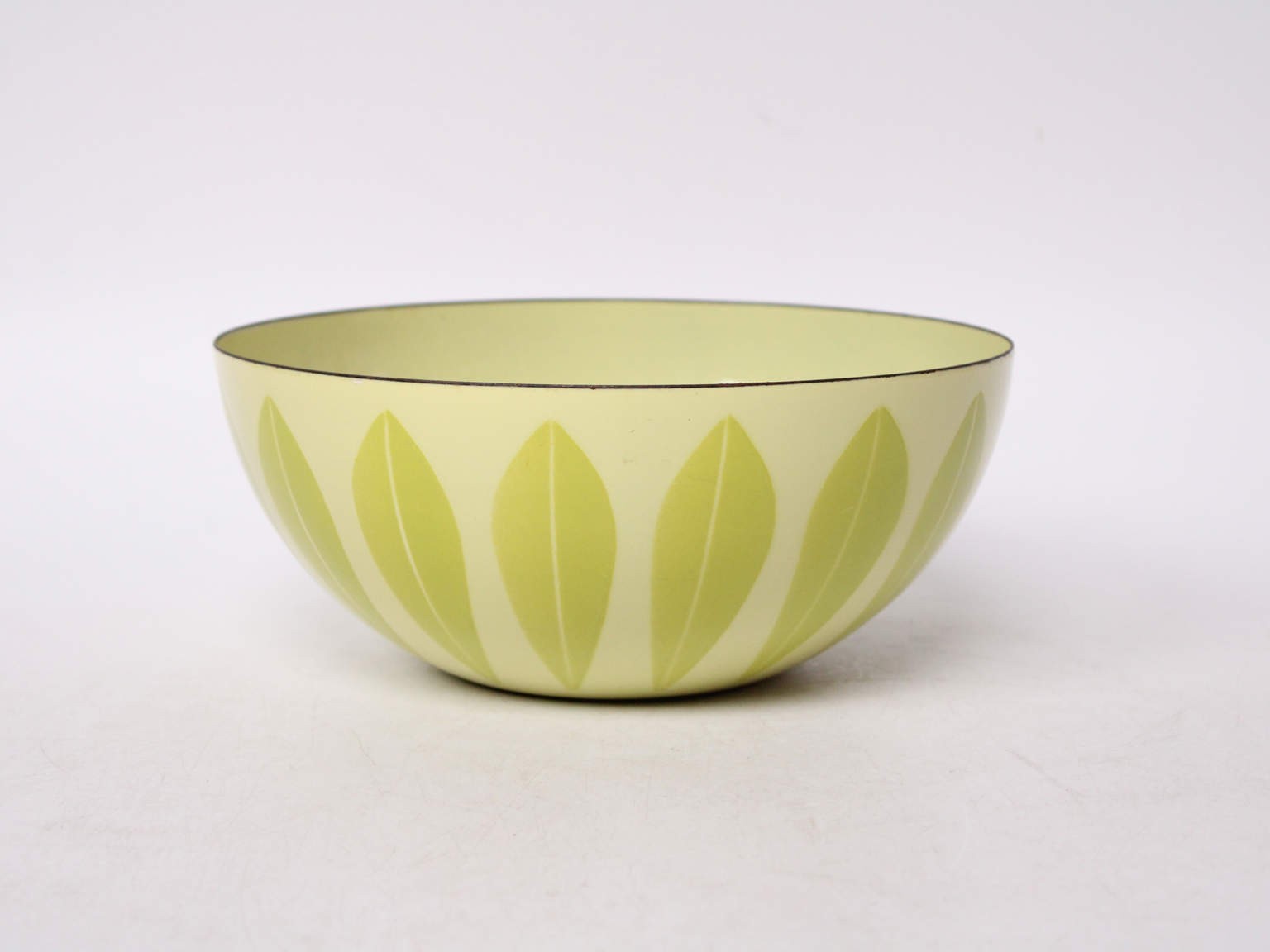 1960s Vintage Cathrineholm Lemon-Lime Enamelware 