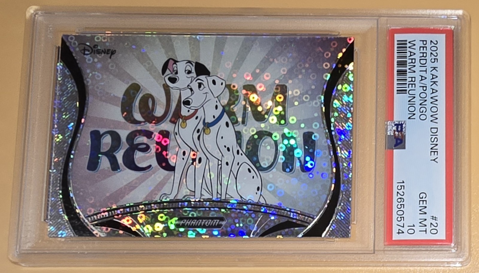 Pongo & Perdita from 101 Dalmatians PSA 10 Low Pop Warm Reunion KKW Disney