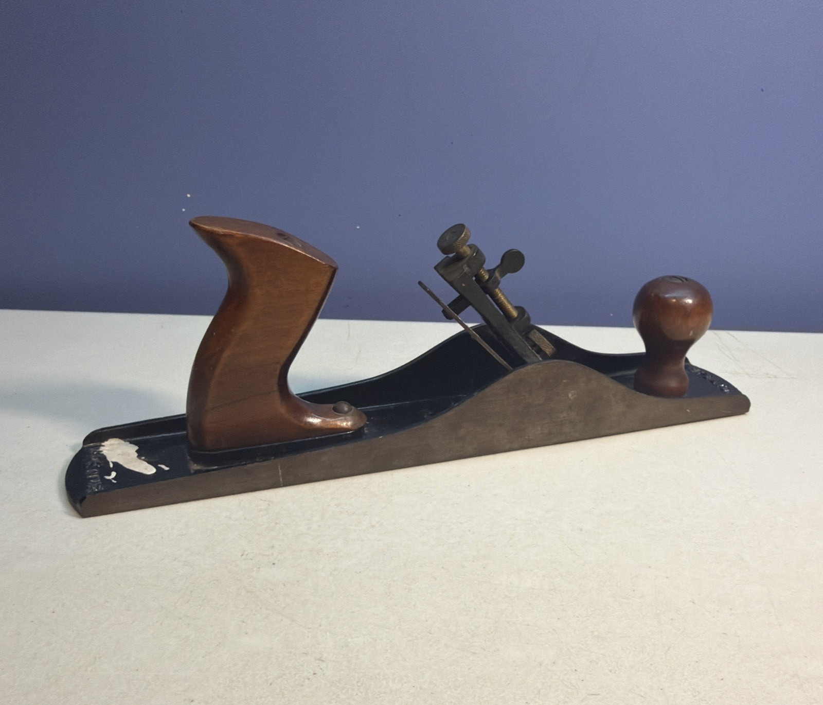 Vintage Shelton No. 05 Jack Plane Smooth Sole Pat No 1911609 Made in USA
