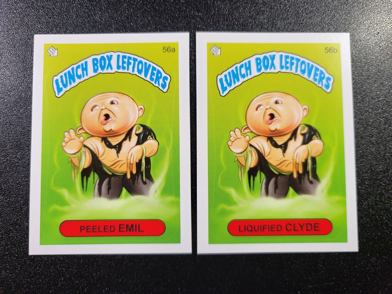 Robocop Paul Verhoeven Lunch Box Leftovers Garbage Pail Kids Spoof 2 Card Set