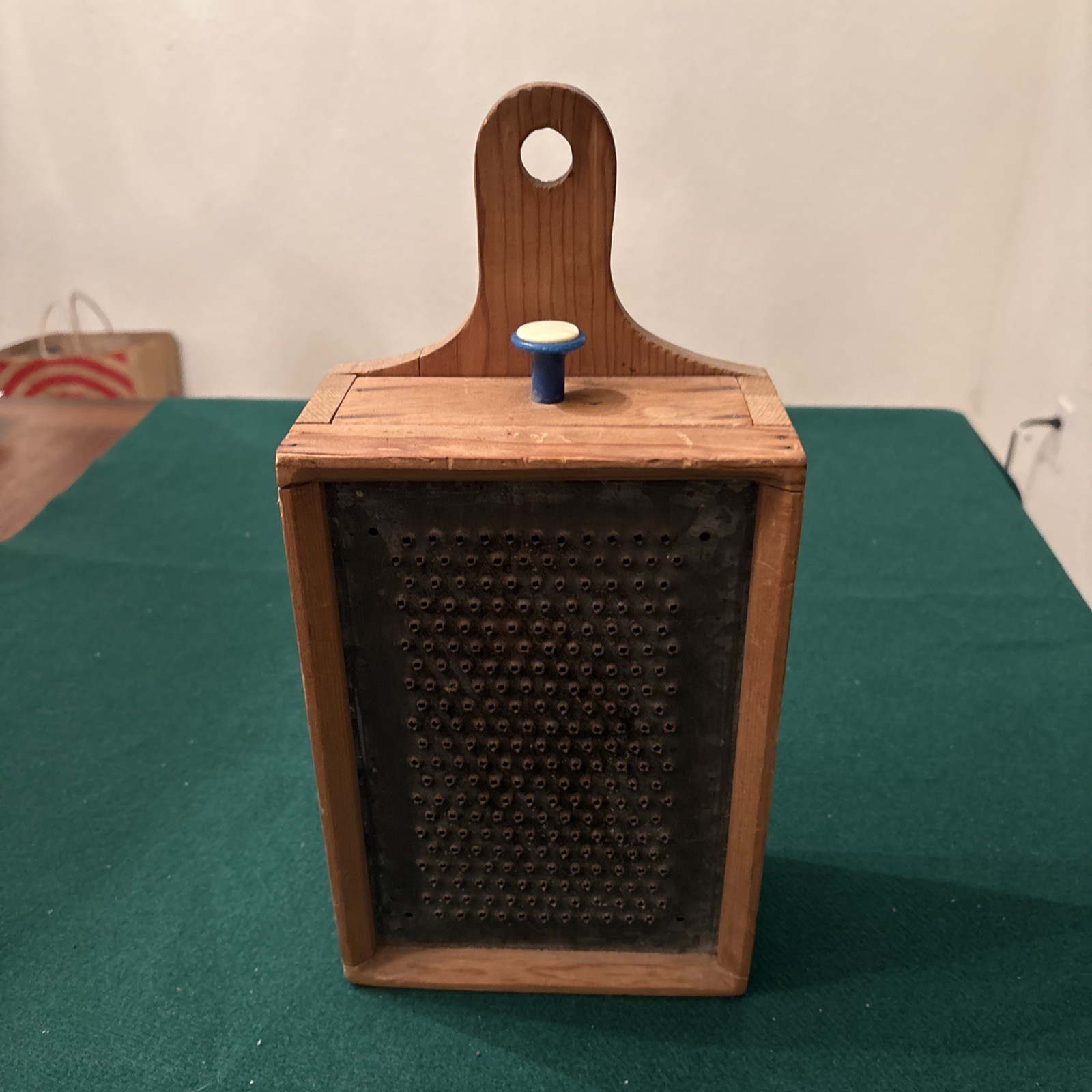 Vintage Primitive Wooden Grater Box Drawer Kitchen Wall Hanging 13 1/2” Vintage Primitive Wooden Grater Box Drawer Kitchen Wall Hanging 13 1/2”