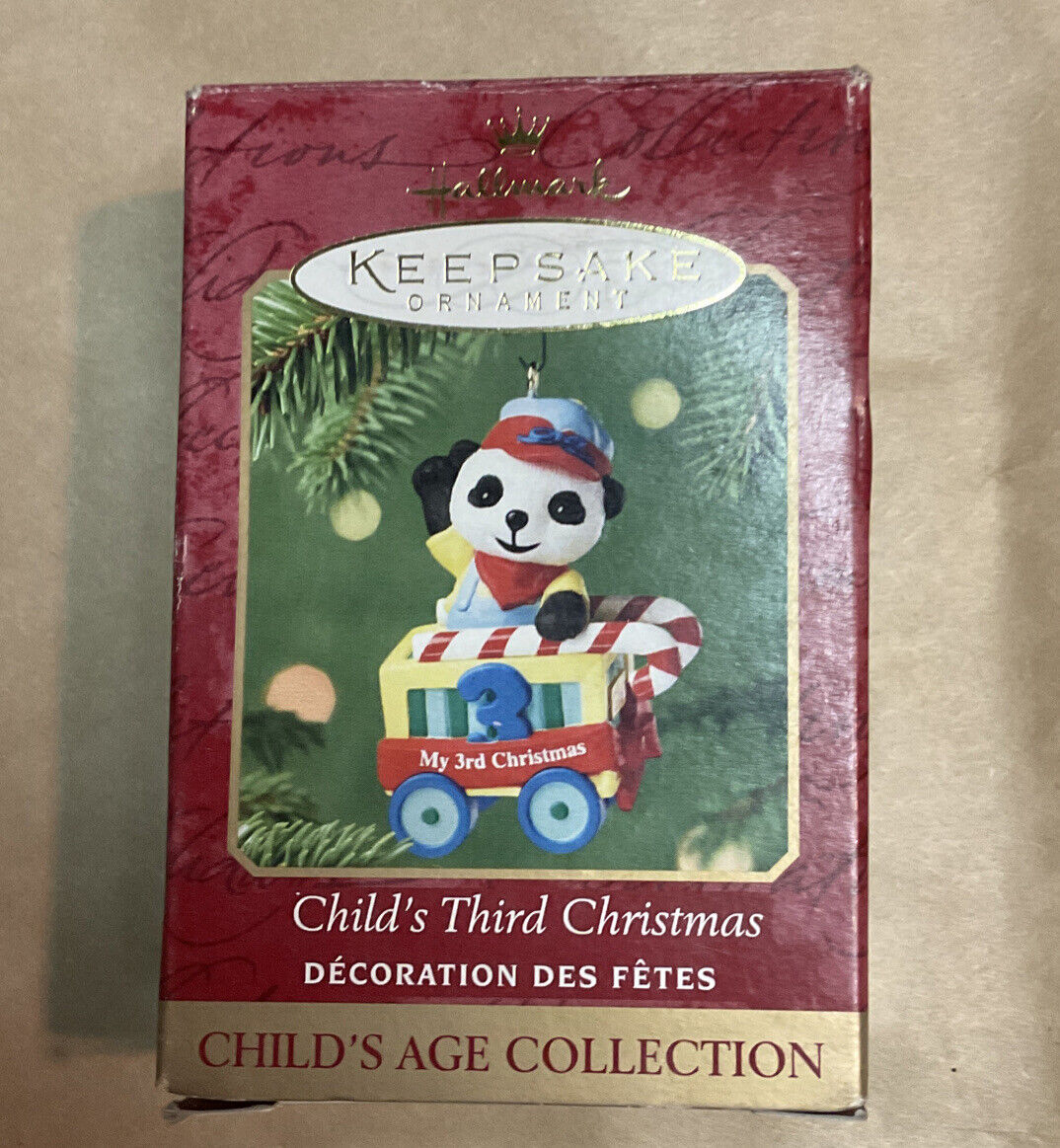 Hallmark Keepsake Ornament Child’s Third Christmas Child’s 2000