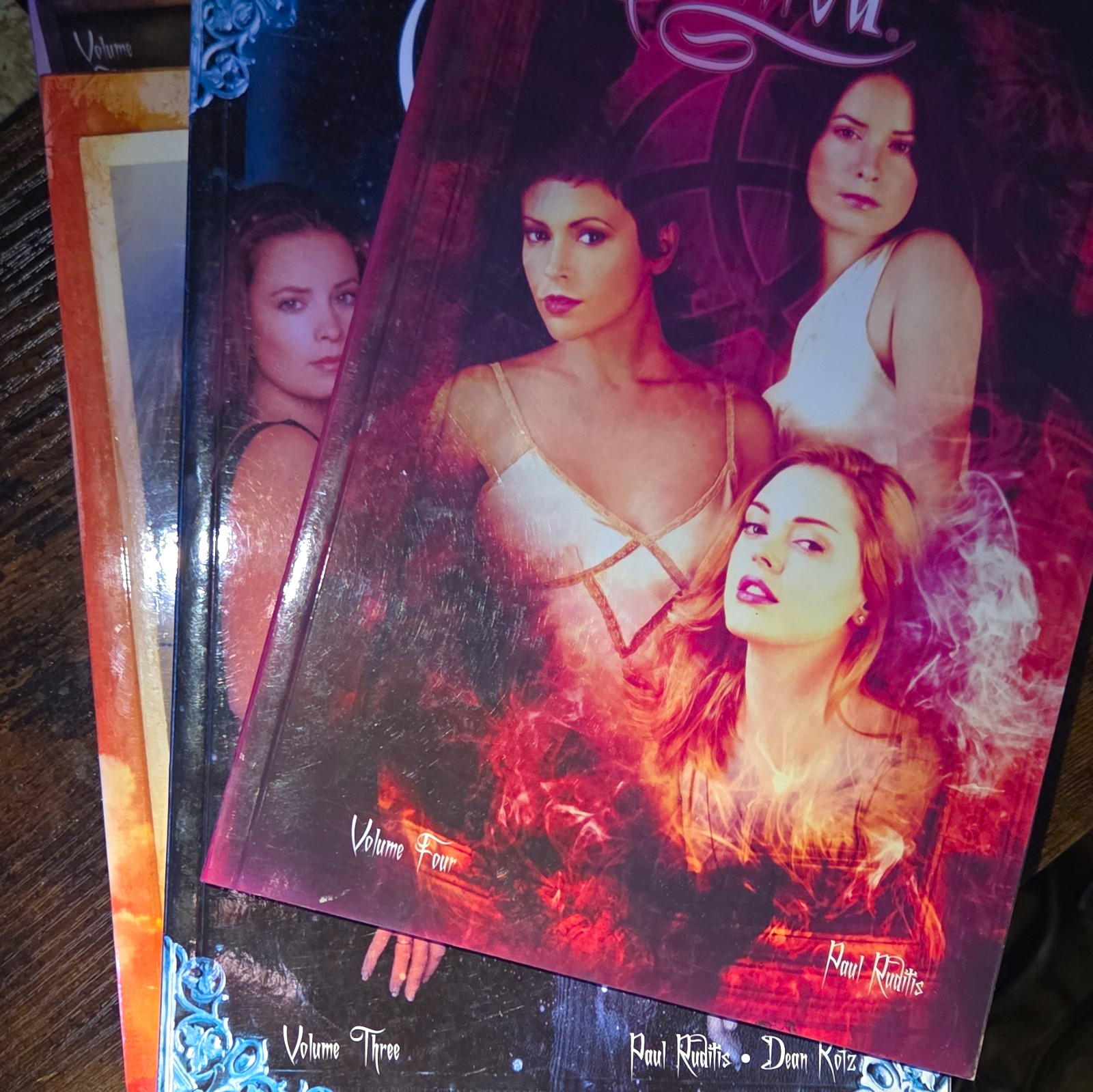 Charmed Season 9 Graphic Novel Lot Vol 1 2 3 4 TPB Paul Ruditis Zenescope Rare