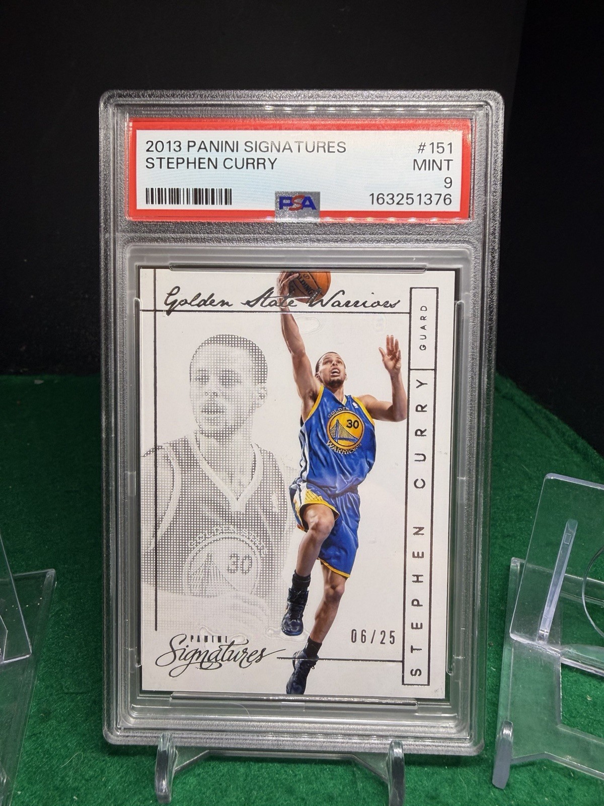 2013-14 PANINI /25 STEPHEN CURRY PSA 9