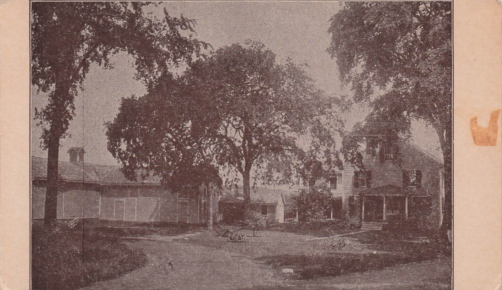 Norwich New London Connecticut Peter Morgan Farm Tavern House Vtg Postcard 27A