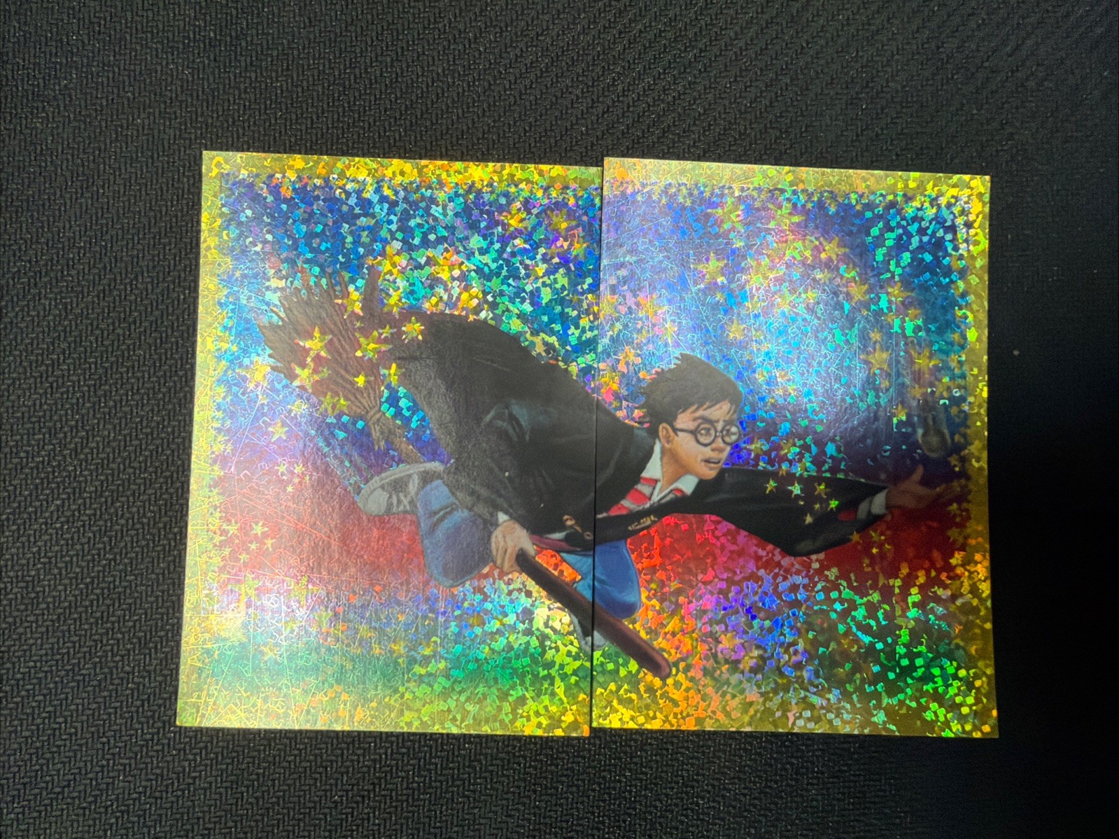 2001 Panini HARRY POTTER HOLO ROOKIE Sticker #12, #13 Illustration Vintage 2001 Panini HARRY POTTER HOLO ROOKIE Sticker #12, #13 Illustration Vintage