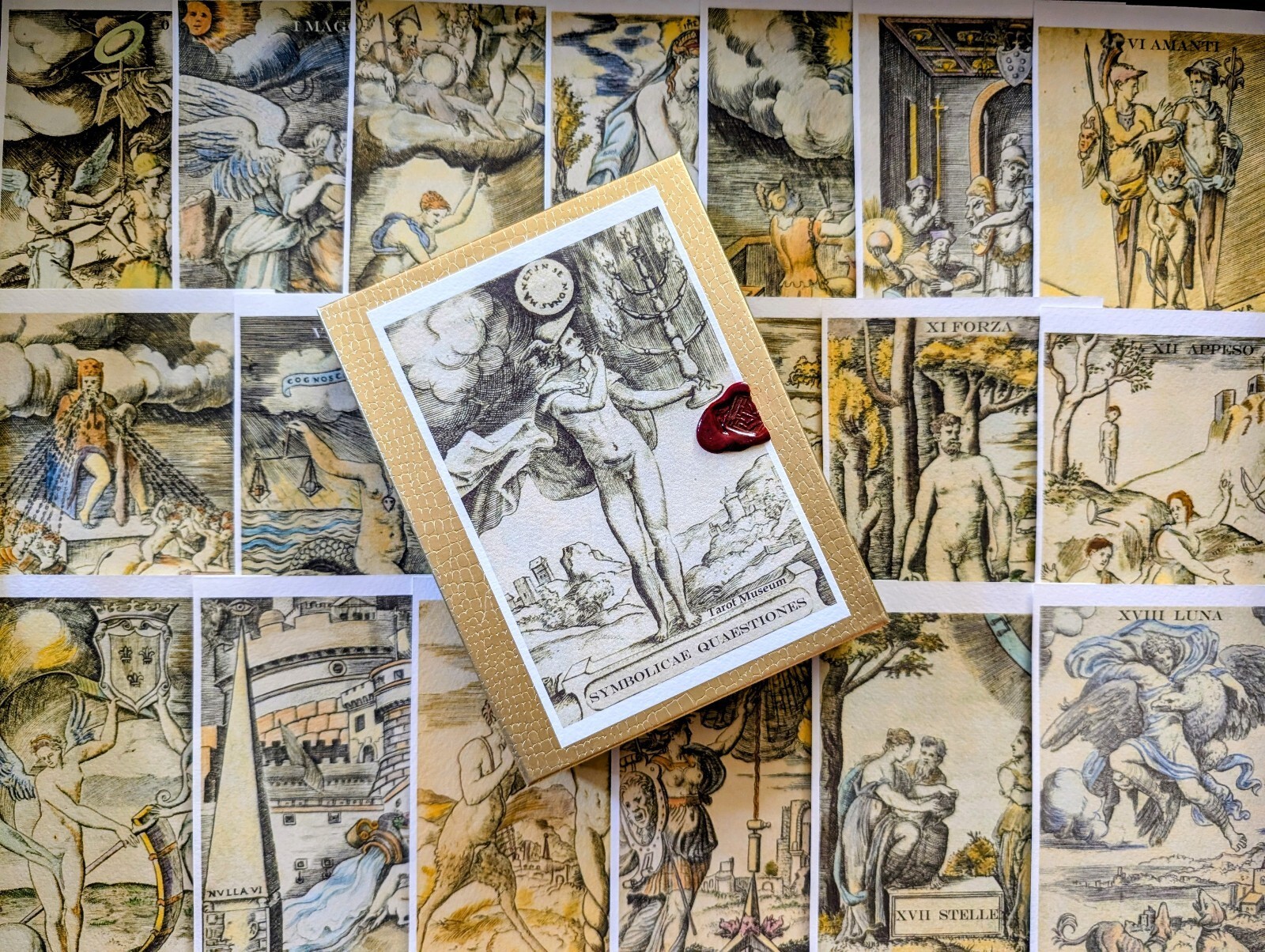 Rare Signed OOP VTG Symbolicae Quaestiones Tarot Morena Poltroon 15/200