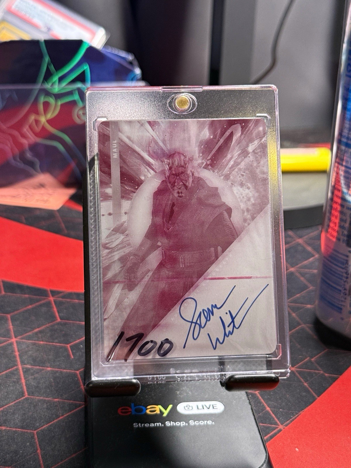 Topps 2020 Star Wars Masterwork Maul Sam Witwer Hard Signed Auto 1/1 MWA-SW Topps 2020 Star Wars Masterwork Maul Sam Witwer Hard Signed Auto 1/1 MWA-SW