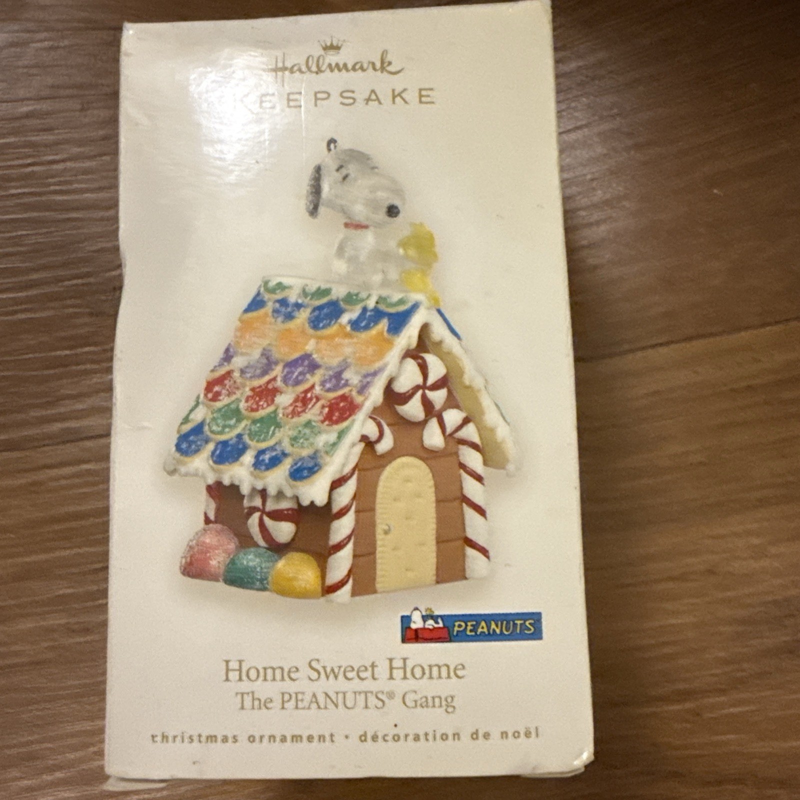 2008 Hallmark Keepsake Peanuts Gang Christmas Ornament “Home Sweet Home”  Snoopy