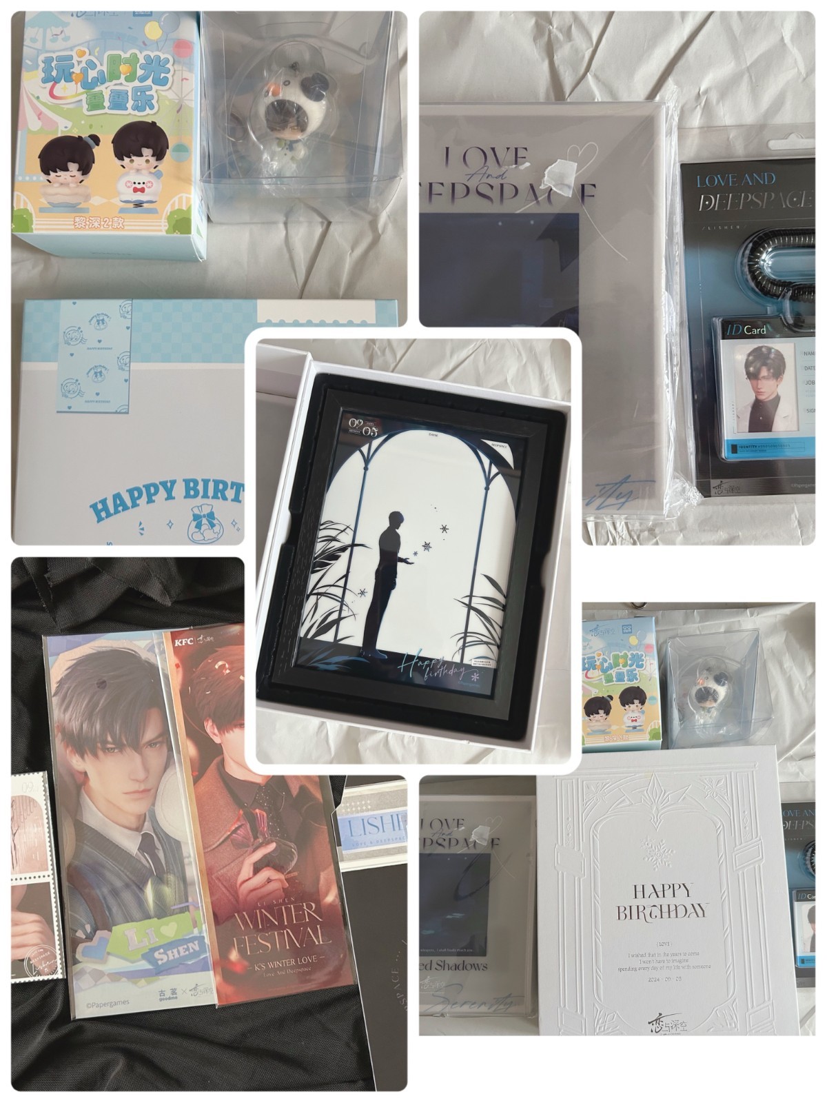 Love and Deepspace Zayne goods set 2