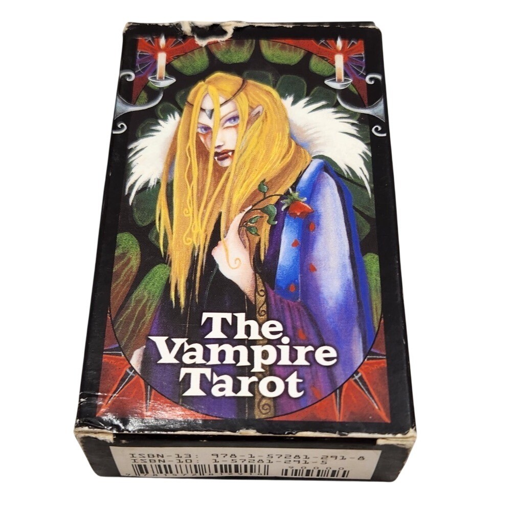 U.S. Games Systems The Vampire Tarot Deck Nathalie Hertz Gothic Fantasy Art OS