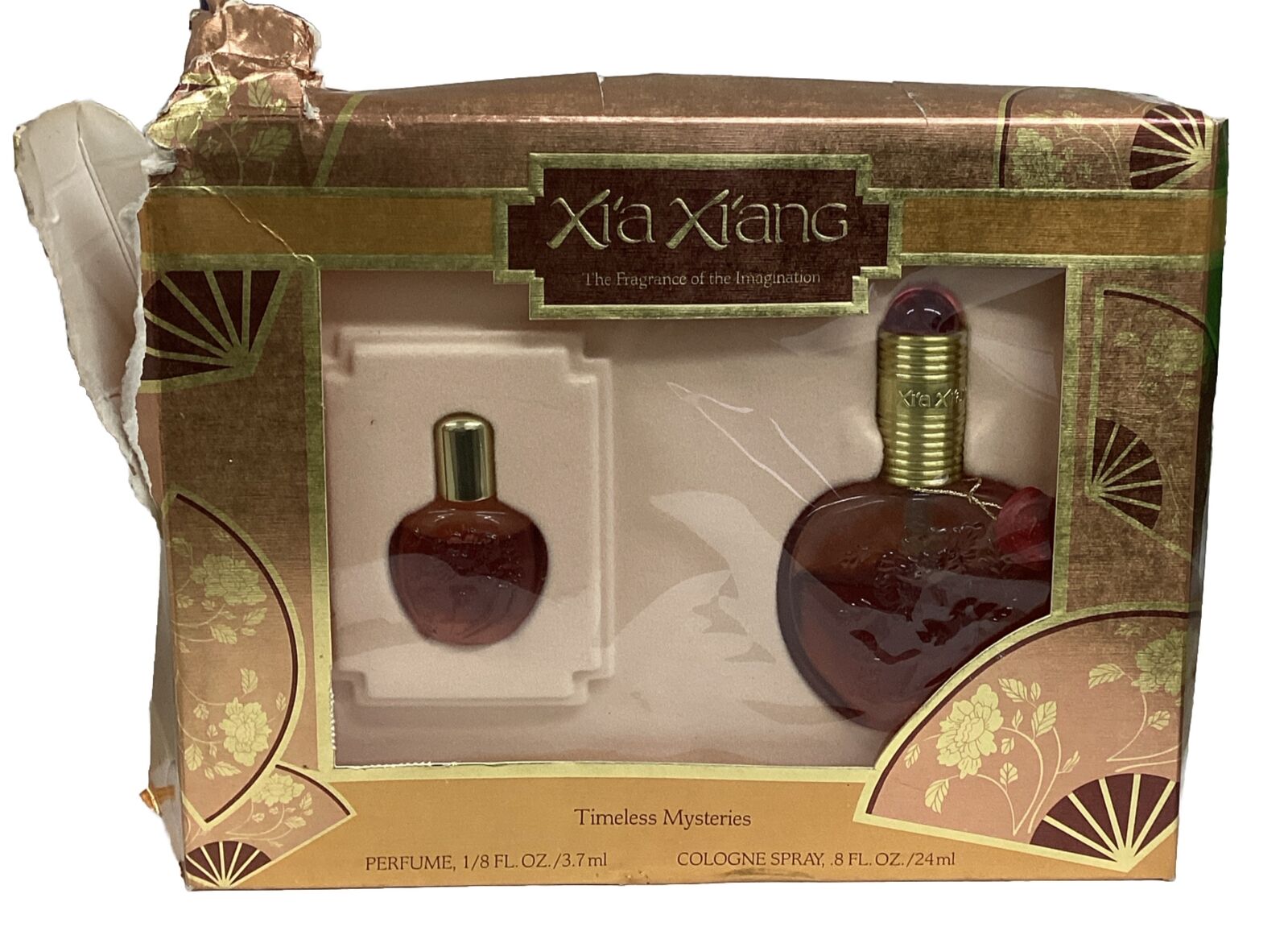 Xia Xiang Set 2 Pc Time Mysteries Perfume 1/8oz & Cologne Spray .8oz READ DES..