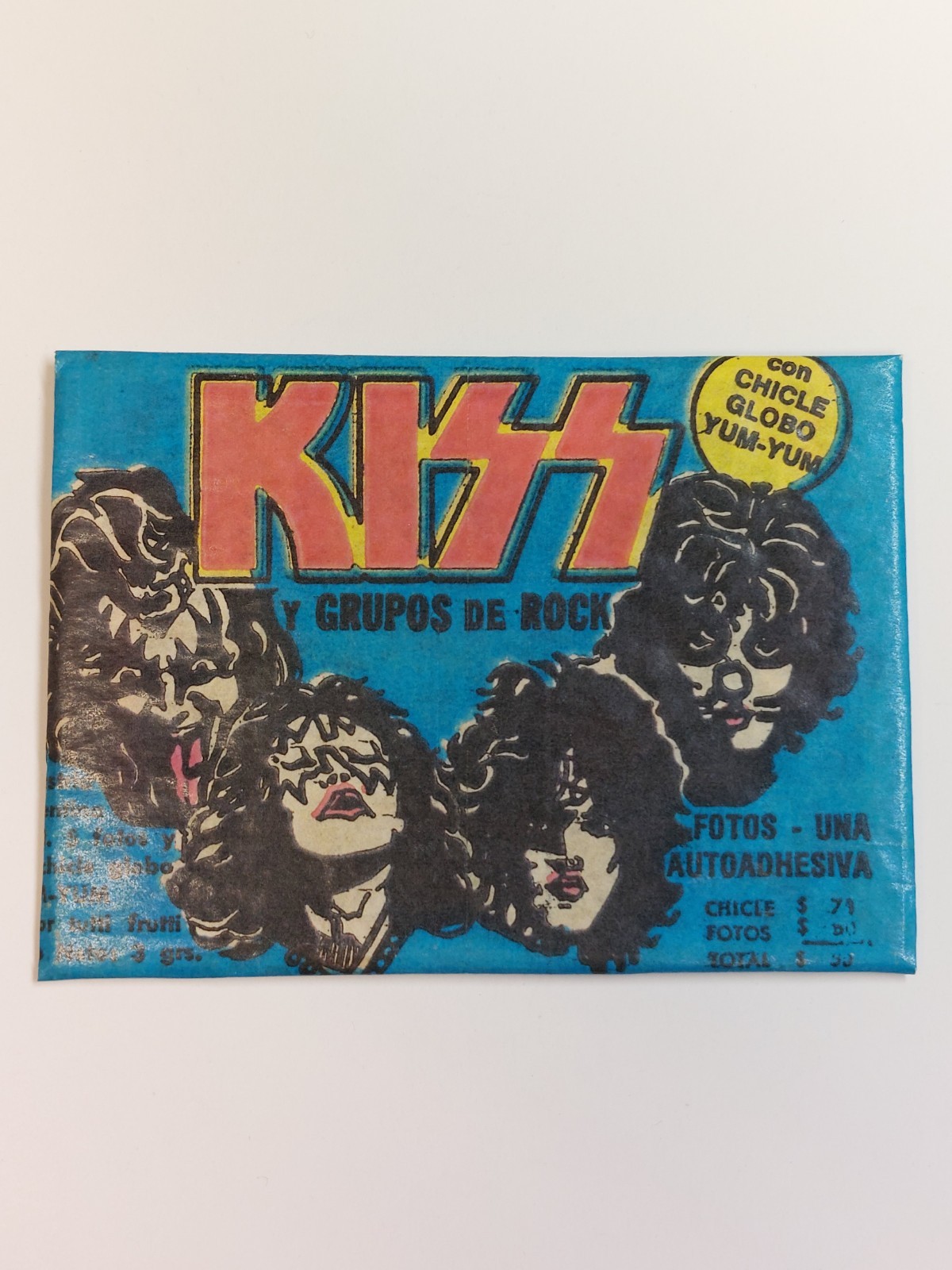 1981 Stani Argentina Kiss Sealed Pack, Grupos De Rock Extremely Rare