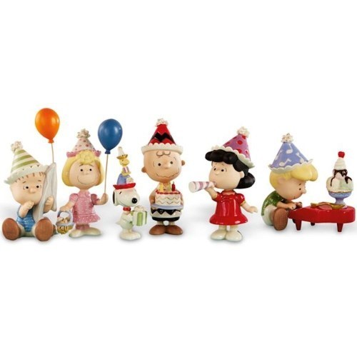 Lenox Peanuts 75th Anniversary Birthday Party Set of 6