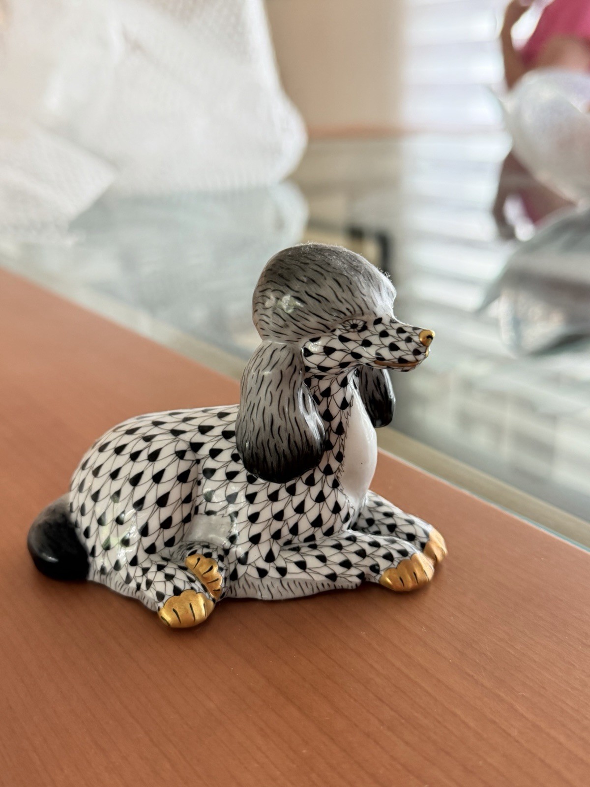 Herend Poodle Figurines Figurine
