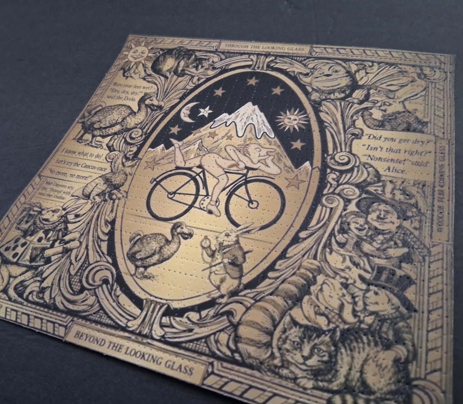 BLOTTER ART RIDE THROUGH THE LOOKING GLASS BIKE DAY 2026 DOUBLE SIDED PRINT