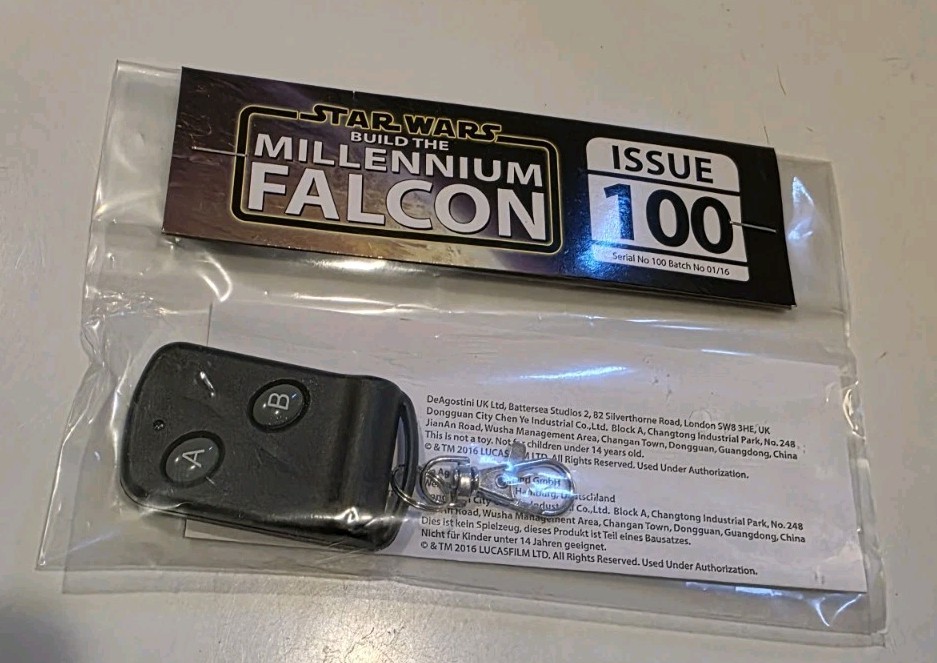 Deagostini Build The Star Wars Millennium Falcon Part 100 Remote Control New