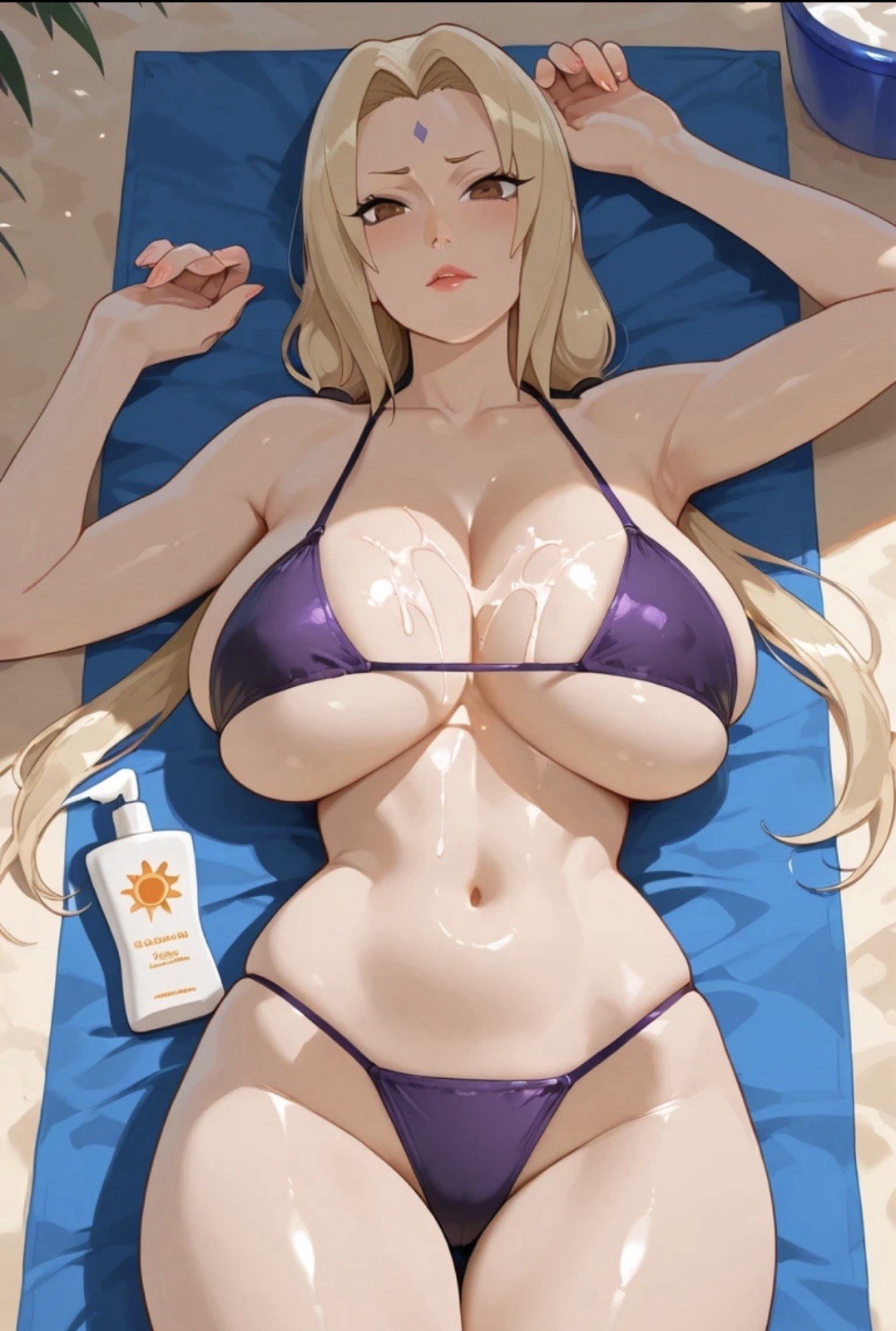 Lady Tsunade Waifu Naruto Sticker
