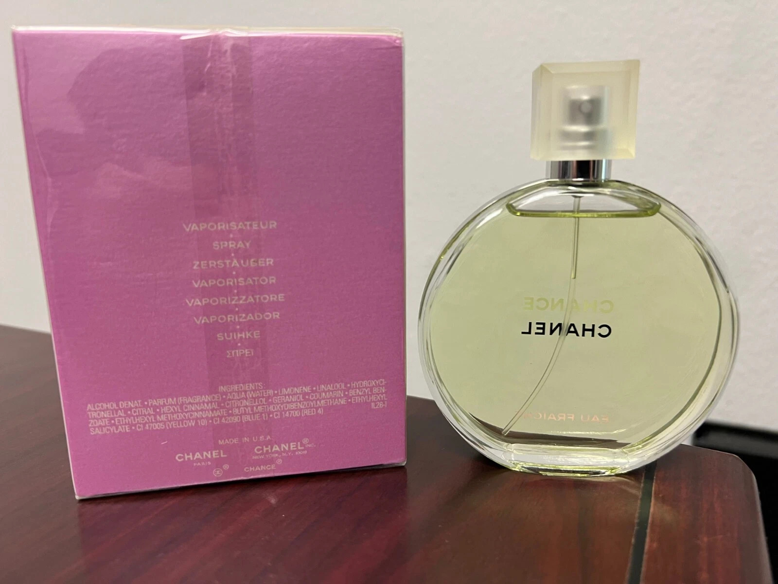 Chance Eau Fraiche de CHANEL 3.4 oz EDT Spray New Sealed - 
