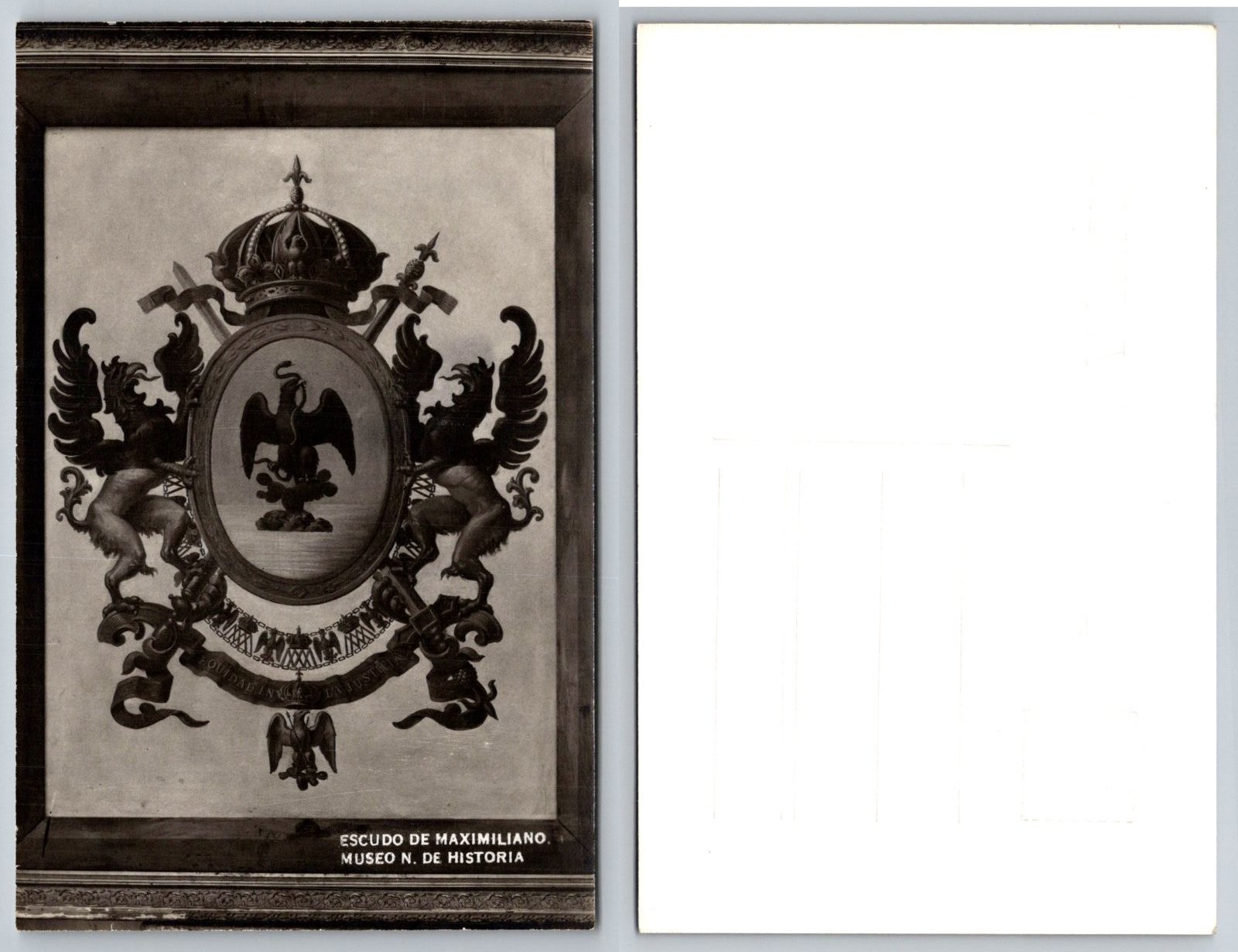 Maximilian Coat of Arms National Museum of History Postcard