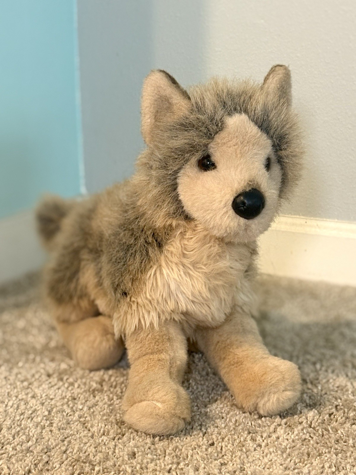 Douglas Cuddle Toys Tyson Wolf #1836 Douglas Cuddle Toys Tyson Wolf #1836