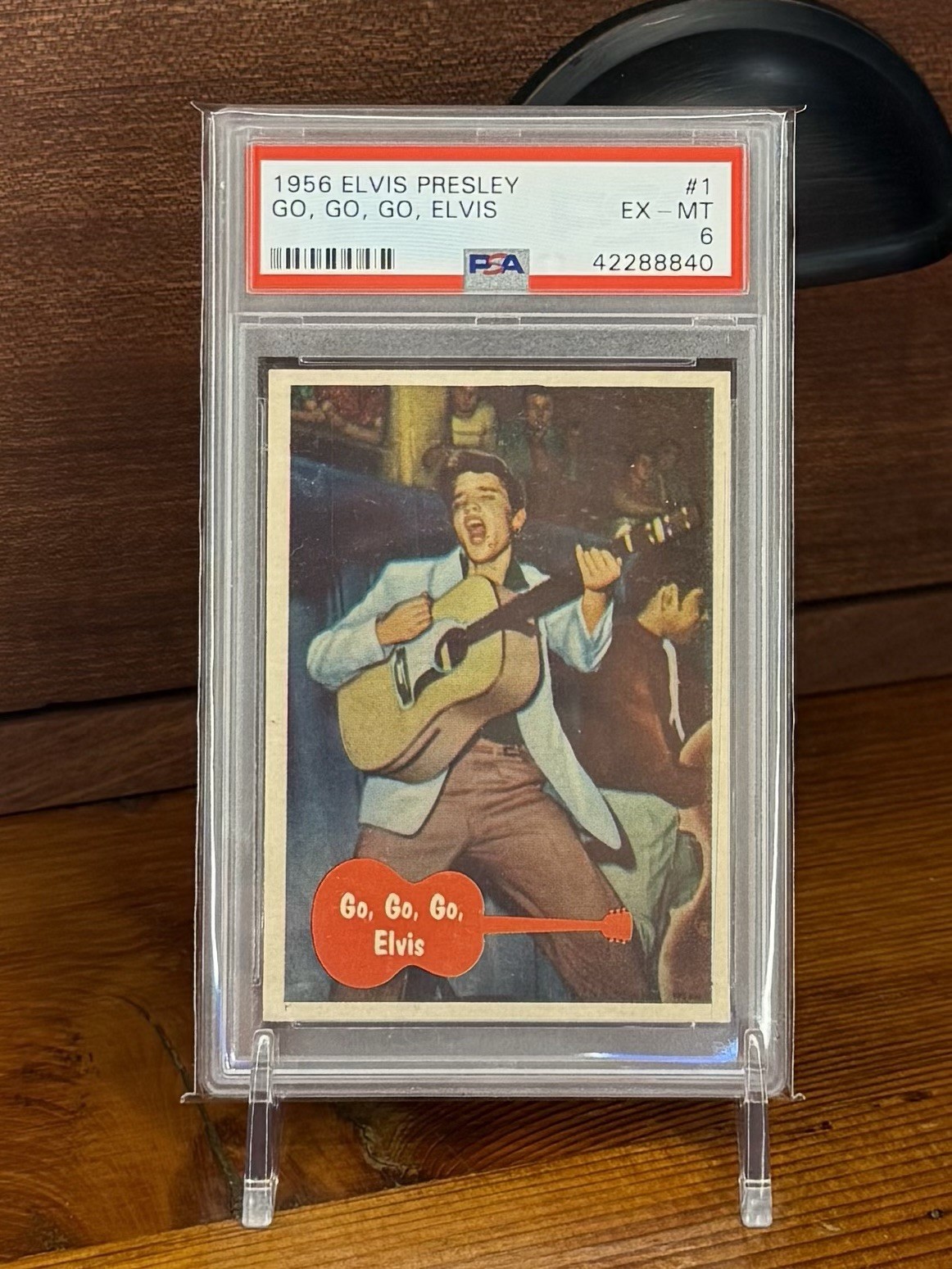 1956 Topps Elvis Presley #1 Go Go Go Elvis PSA 6 READ