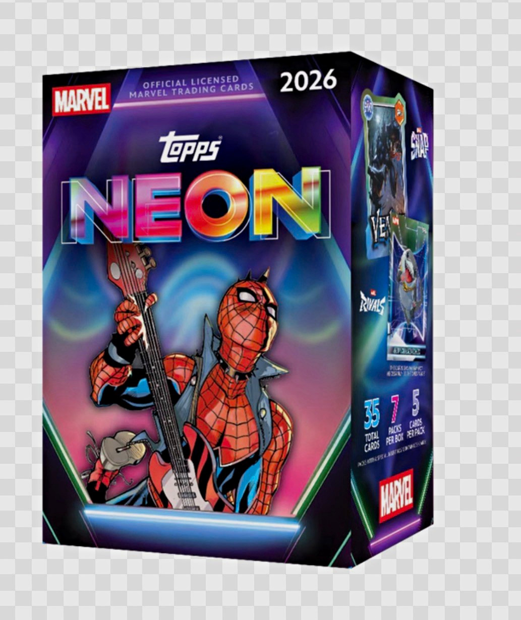 Topps Neon 2026 Marvel Sport Trading Card Box 35 Cards Lot of 6 *arrives 10/21