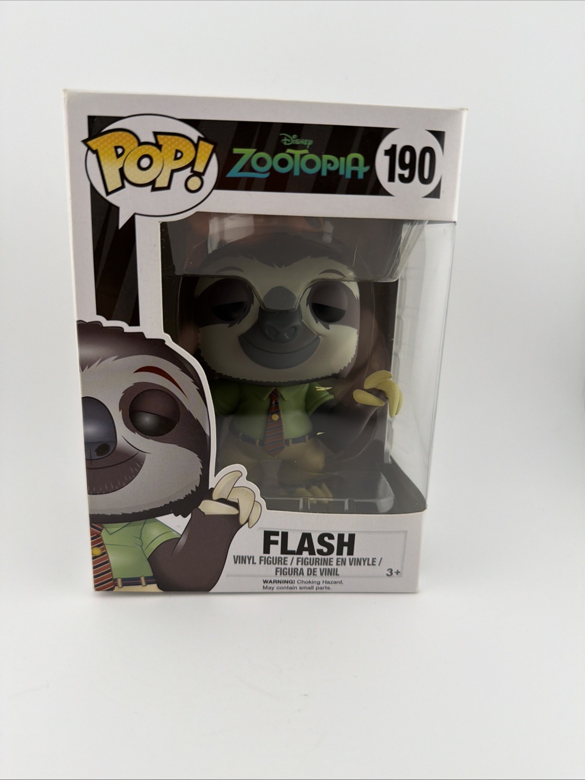 Funko Pop Disney Zootopia Sloth Flash #190 Vinyl Figure Collectible