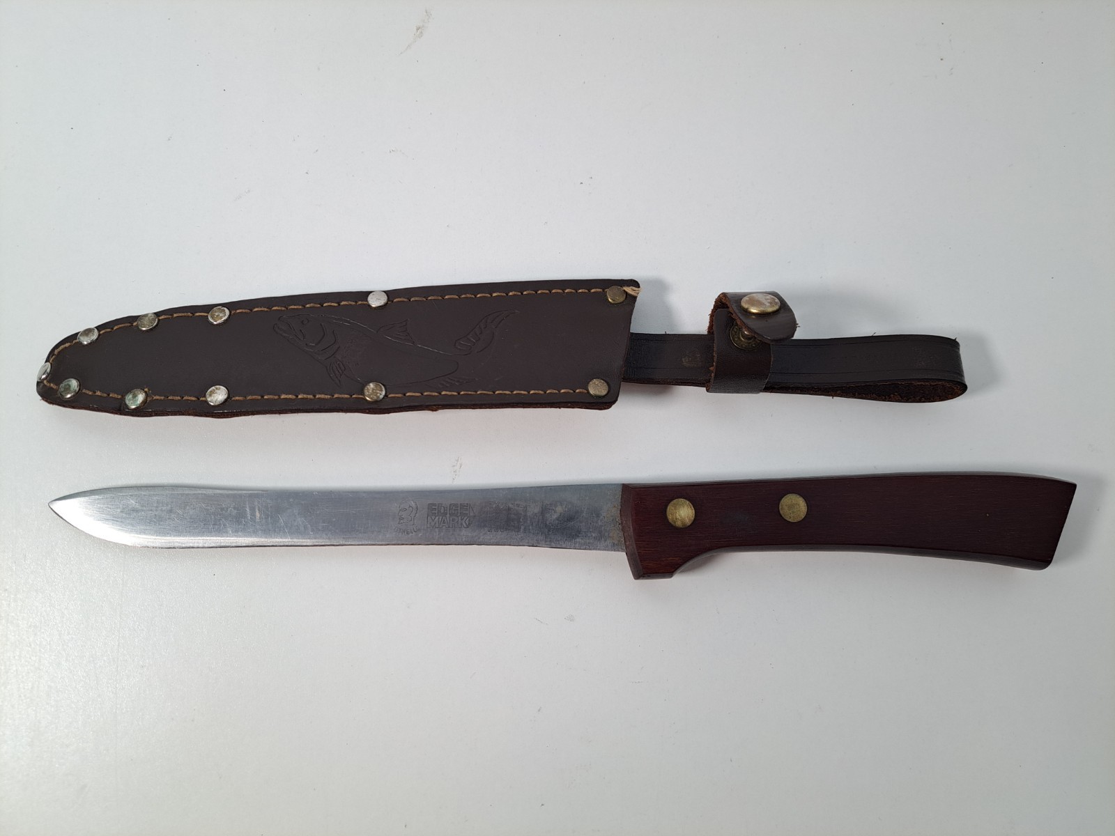 Vintage Othello Edge Mark Solingen German Filet Knife w/ Sheath 25294