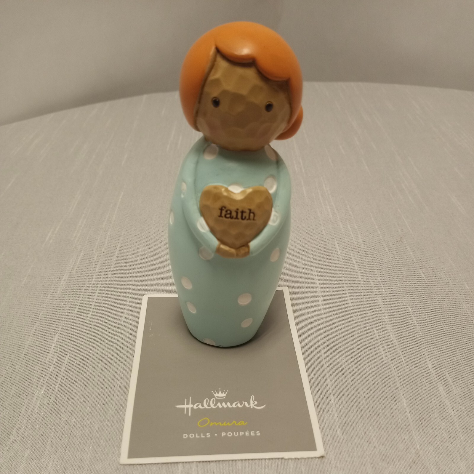 HALLMARK THE OMURA COLLECTION JAPANESE KOKESHI STYLE FIGURINE DOLL 'FAITH'