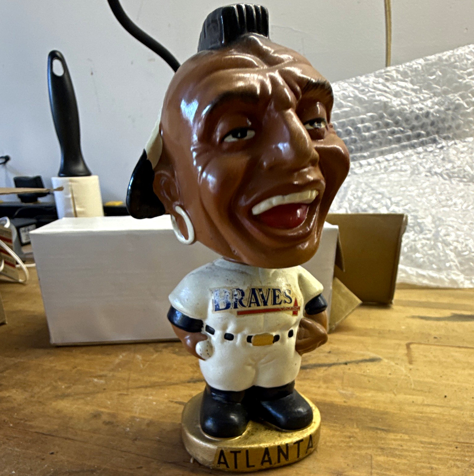 Vintage 1960s Atlanta Braves Bobblehead Chief Noc-A-Homa (Japan)