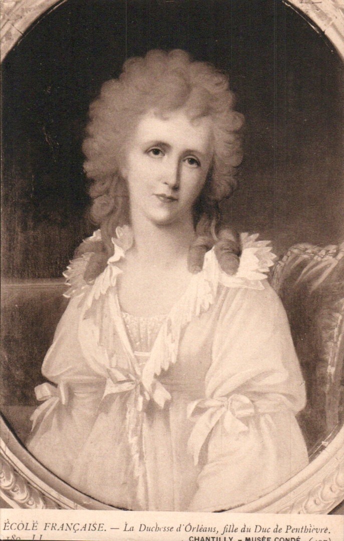 Vintage French Art Postcard La Duchesse d'Orléans Antique Portrait