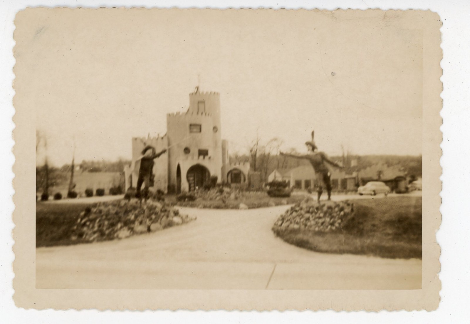 Vintage Casa Basso Castle Photos Westhampton NY Brouwer Sculptures Long Island L