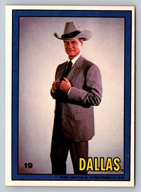 TV Series Trading Cards | 1981 J.R. Ewing Dallas #19