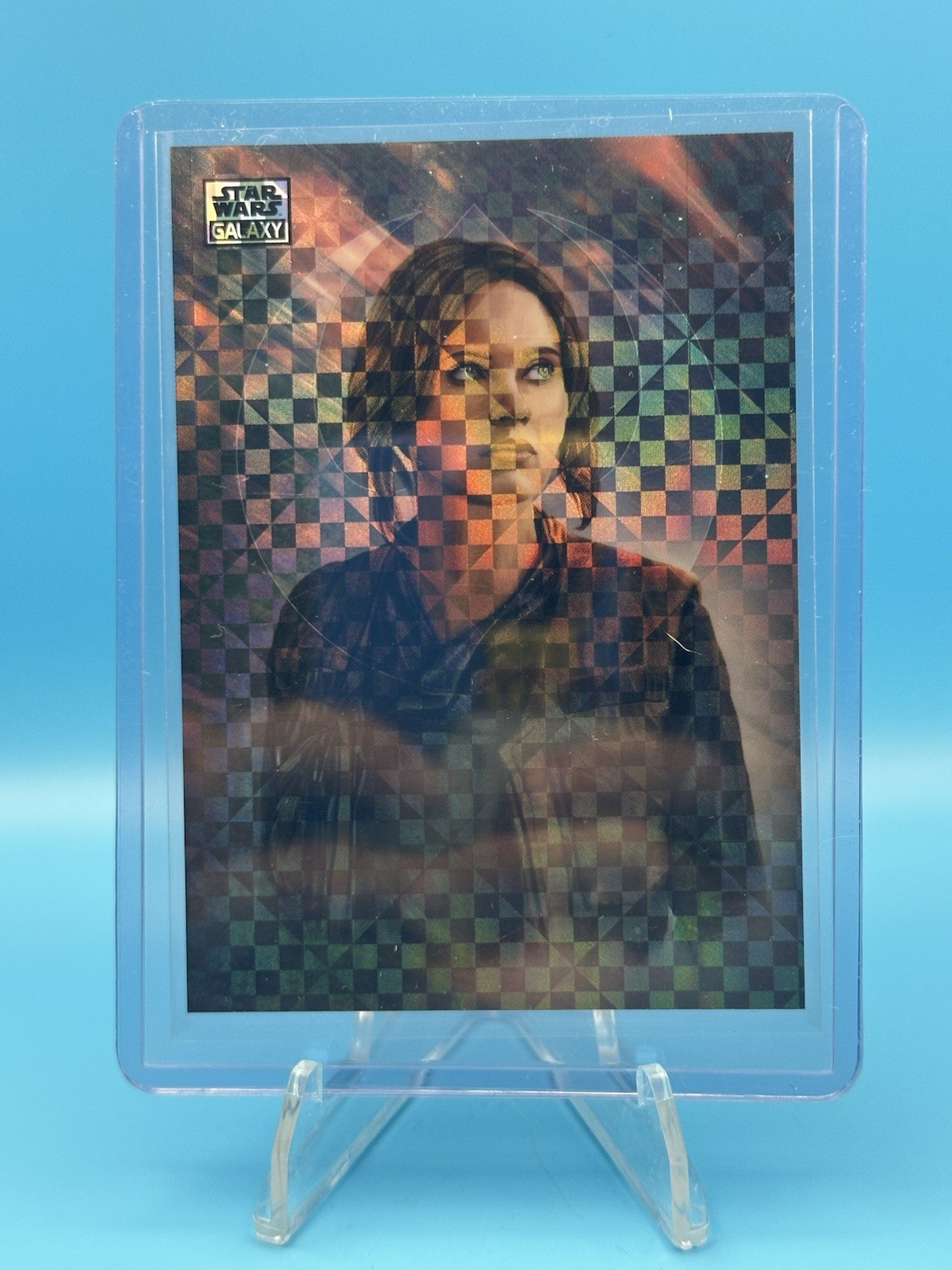 2026 Topps Star Wars Galaxy Rogue One Jyn Erso Xfractor Card 10/10, Omega