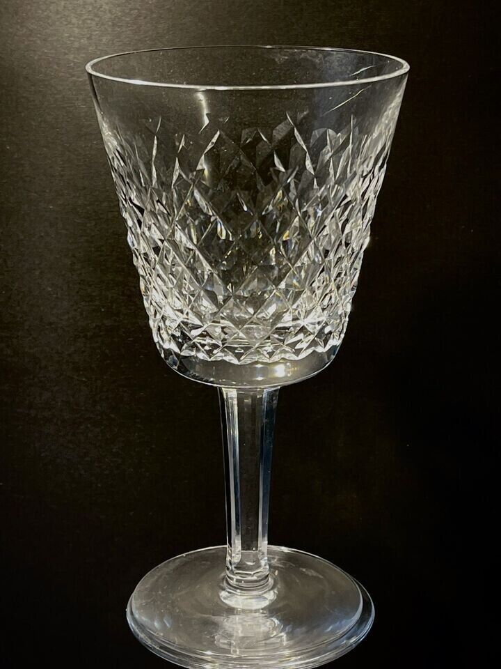 SET OF FOUR Waterford Crystal ALANA Claret Wine Glass 5 7/8