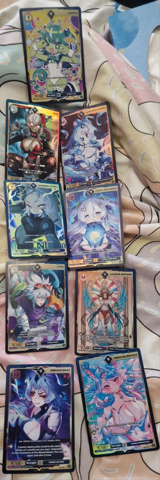 Gamersupps Vcard Fractured Paradox 1st Edition Holo 9's