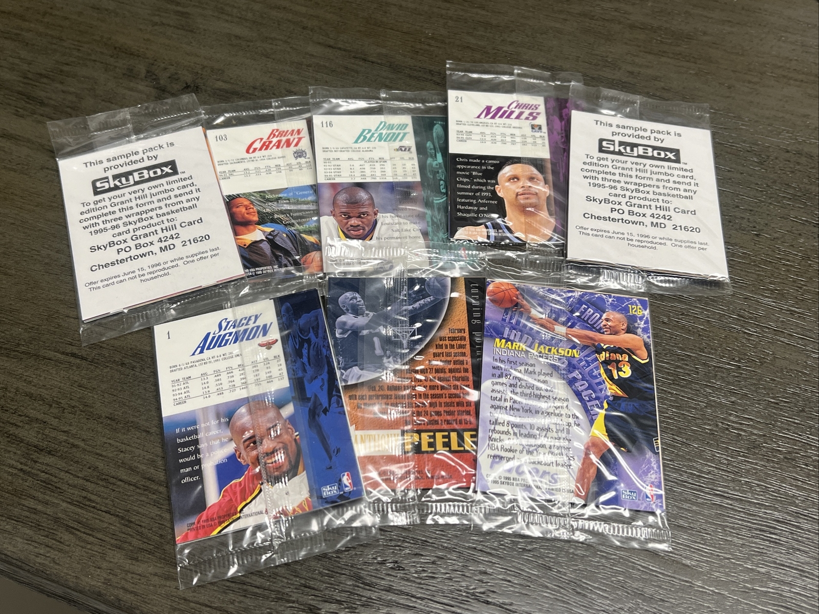 SKYBOX 95-96 Sample Pack PREPRODUCTION PROMO FACTORY SEALED - 8 Pack LOT Retro