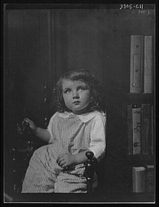 Photo:New York City NY Isaac Rice Granddaughter Child Portrait 1920s