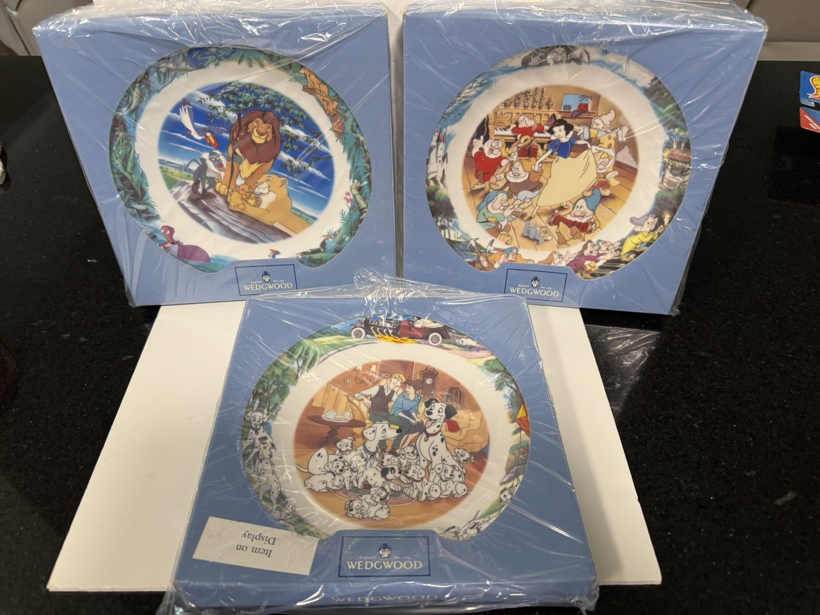 Disney’s Wedgwood Bone China Collectors Plate - Lot Of 3