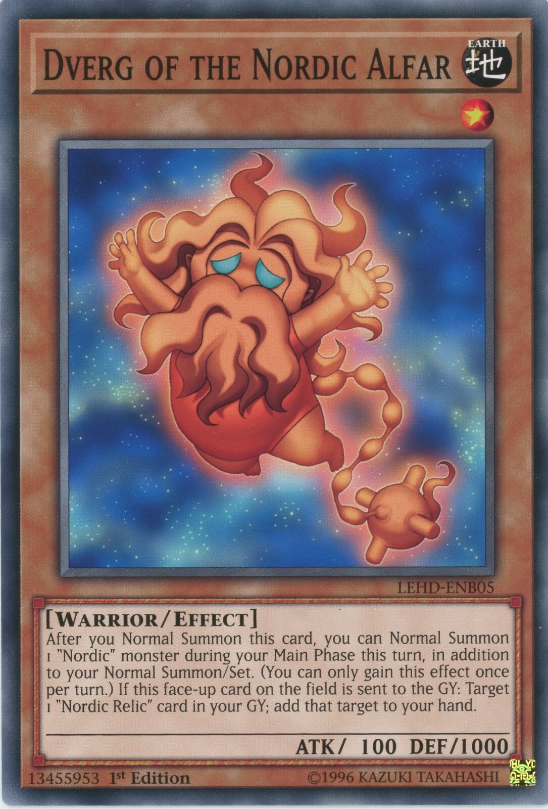 Yugioh Dverg of The Nordic Alfar LEHD-ENB05 Common NM x3 Play Set
