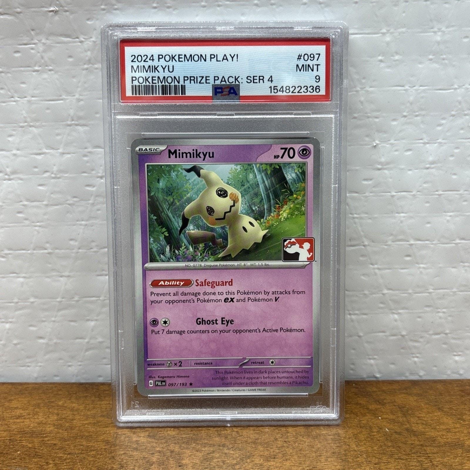 2024 Pokemon Play Pokemon Prize Pack: Series 4 #097 MIMIKYU PSA 9 POP 2 2024 Pokemon Play Pokemon Prize Pack: Series 4 #097 MIMIKYU PSA 9 POP 2