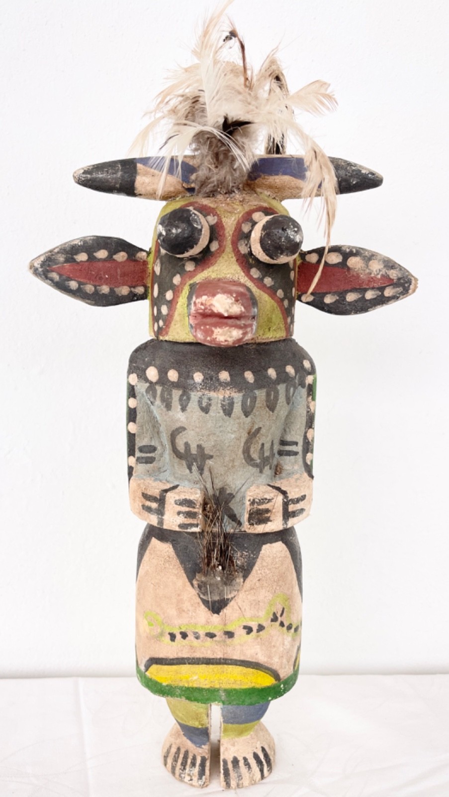 big rare old Hopi Indian Doll figure Arizona old German collection 14 inch