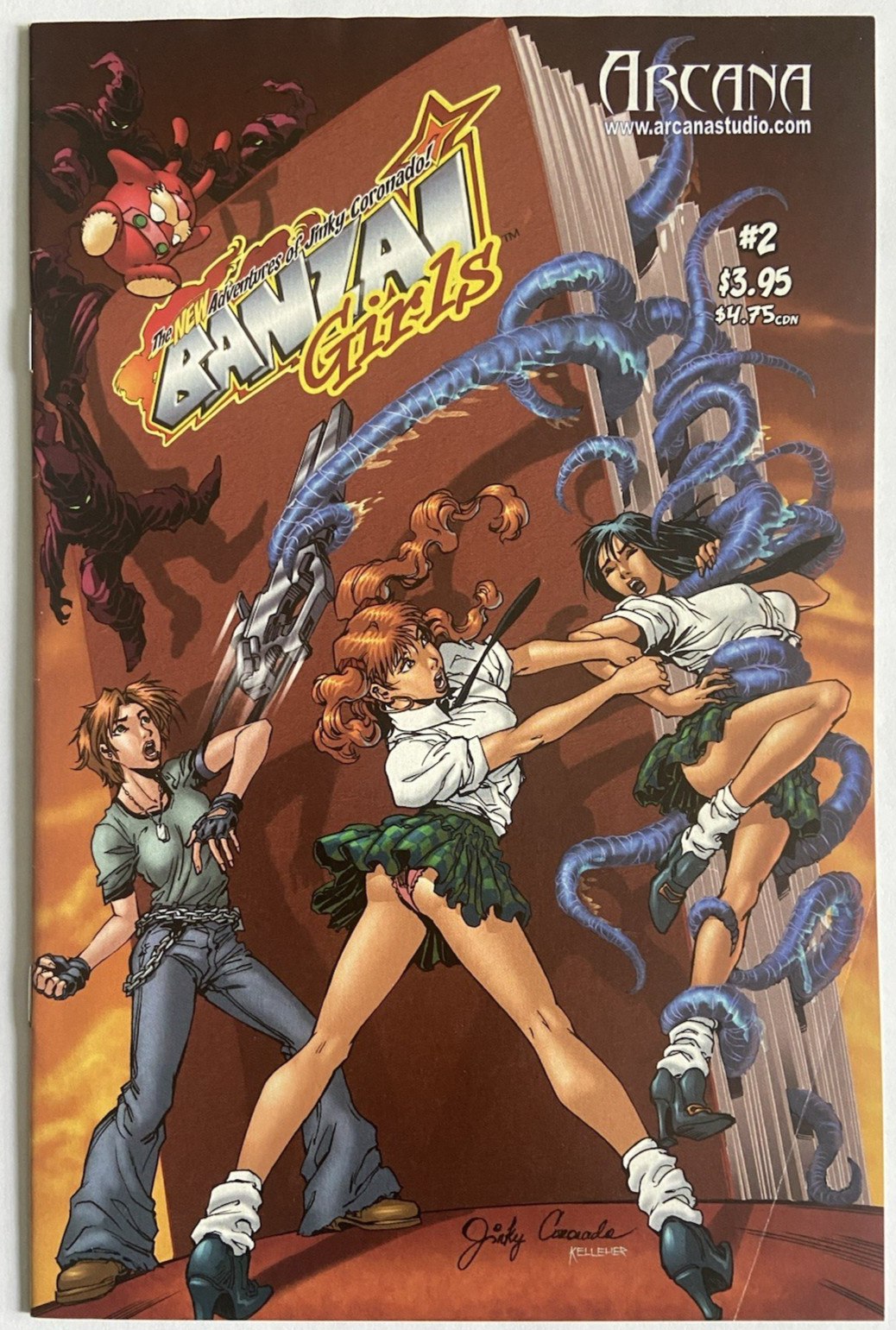 * Banzai Girls #2 High Grade Rare Arcana Studios Jinky Coronado Combine Shipping