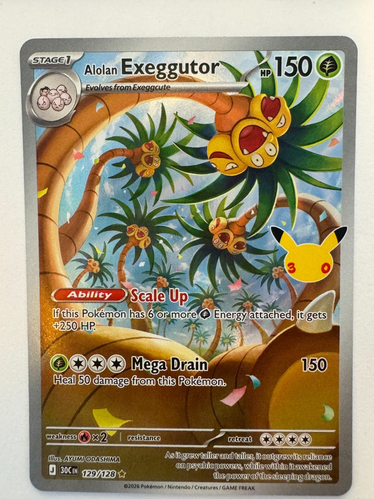 Alolan Exeggutor - 129/128 - ME: 30th Celebration (30C)