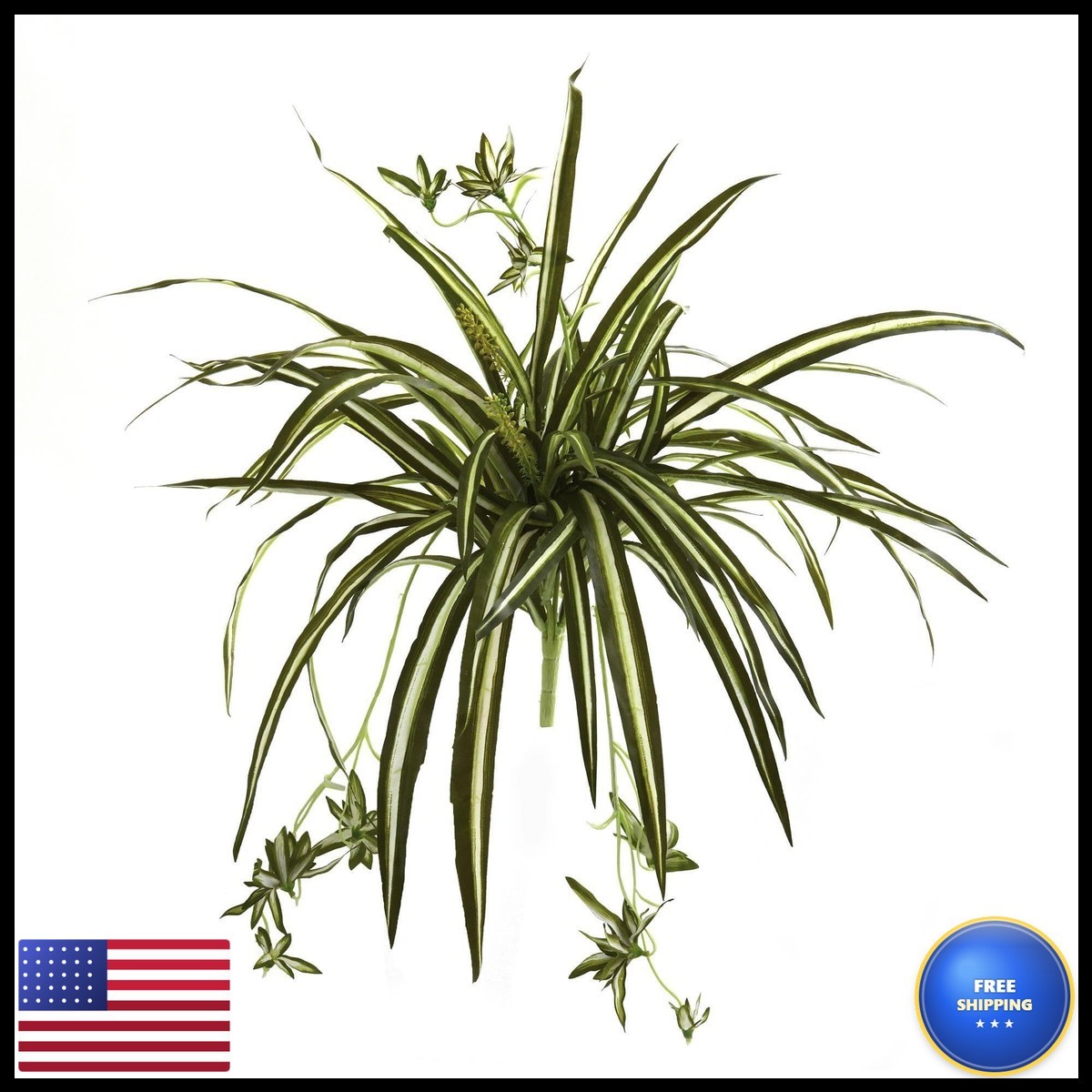 Nearly Natural 23in Spider Plant Bush Set of 4 Nearly Natural 23in Spider Plant Bush Set of 4
