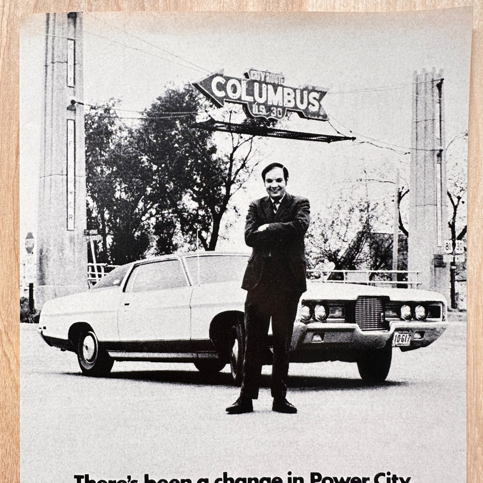 1972 Champion Spark Plugs Ford Owners Vintage Print Ad Car Advert Columbus Ohio