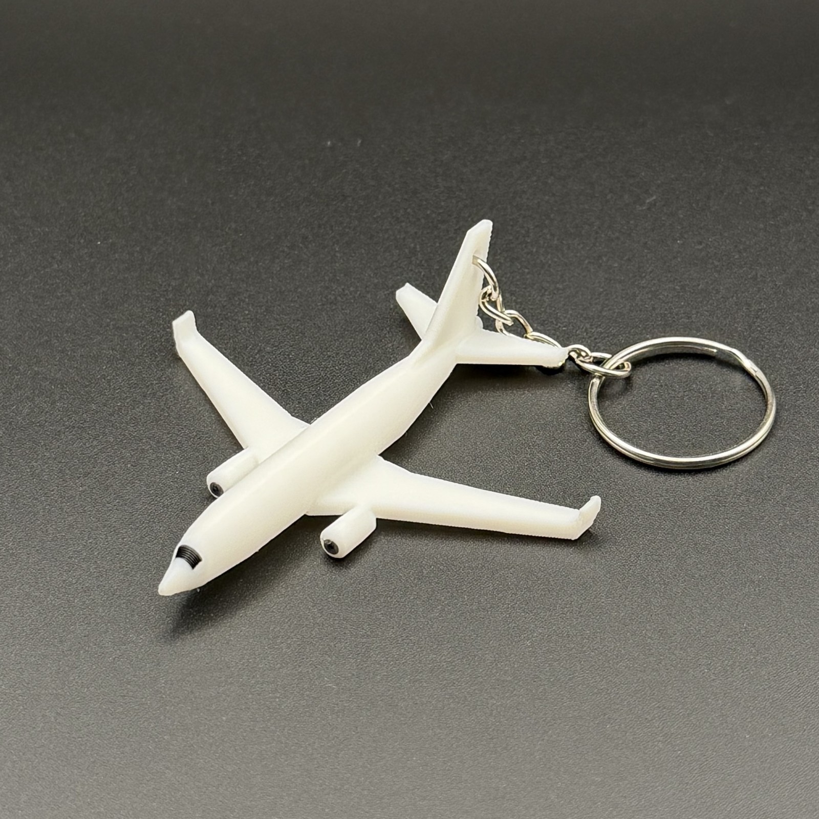 Boeing 737 Inspired Flexible Keychain