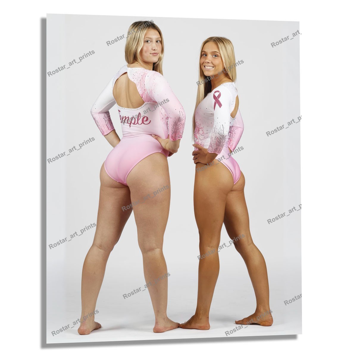8x10 Curvy Gymnastics Girls Fun Candid EXCLUSIVE HQ Photo Print C209